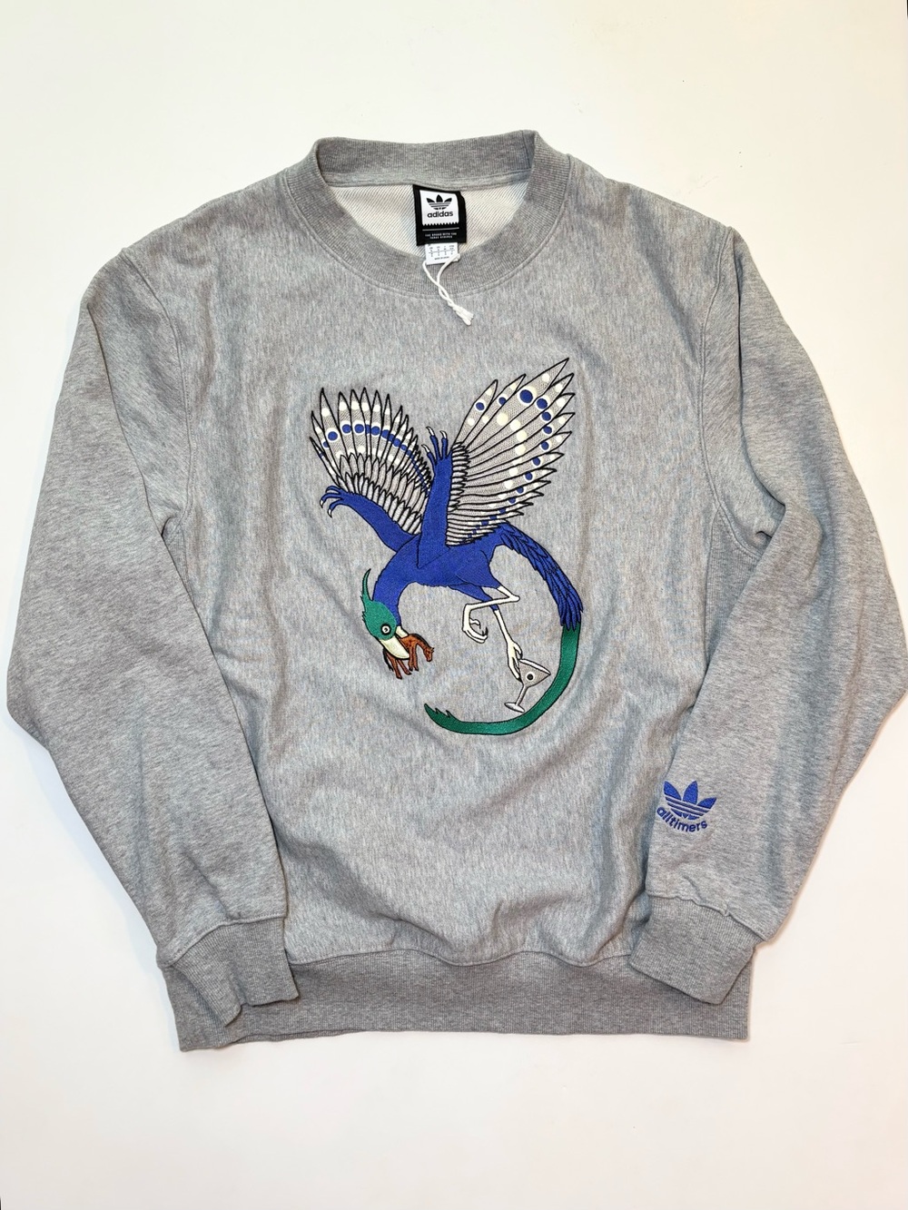 Adidas x Alltimers Collab Embroidered Crewneck